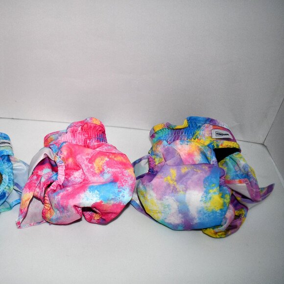 VUNCESSIN Reusable Dog Diapers Female LARGE Washable in Floral with Ruffle NWOT - Picture 3 of 5